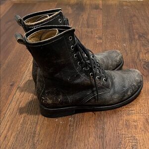 Frye Black Heeled Boots
